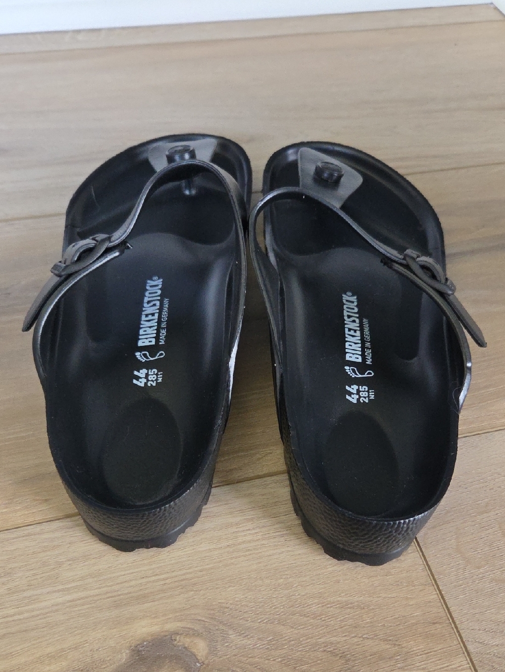 Birkenstock Gizeh Essentials Black Mens 11 44 Sandals - Picture 3 of 4